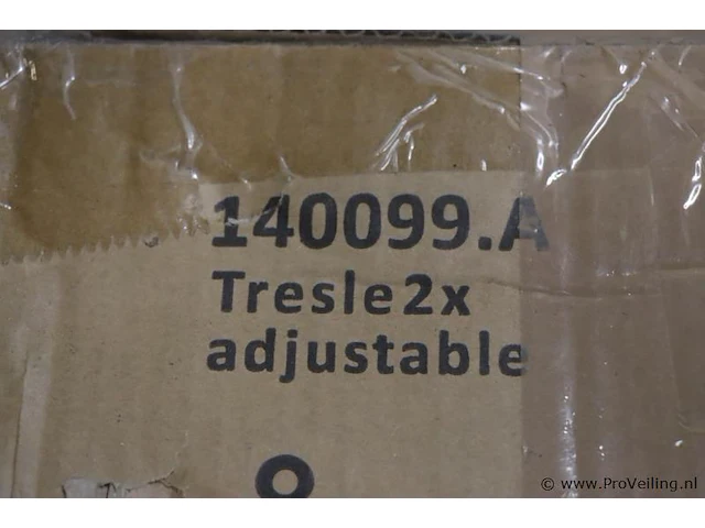 Vidaxl schragen, verstelbaar - kleur blauw - afbeelding 3 van  5