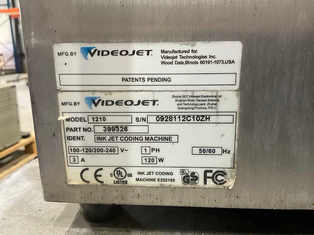 Video jet 1210 printer - afbeelding 8 van  8