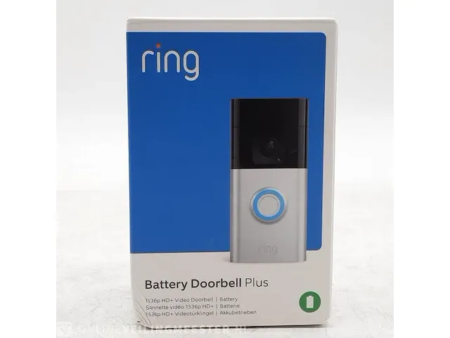 Videodeurbel ring, battery doorbell plus - afbeelding 1 van  4