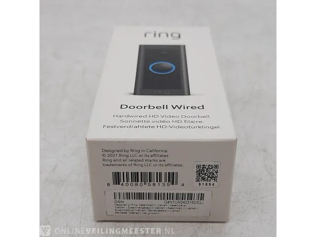Videodeurbel ring, doorbell wired - afbeelding 5 van  5