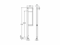 Viega - prevista dry - 776 480 - bevestigingselement voor toiletsteunen - afbeelding 2 van  2
