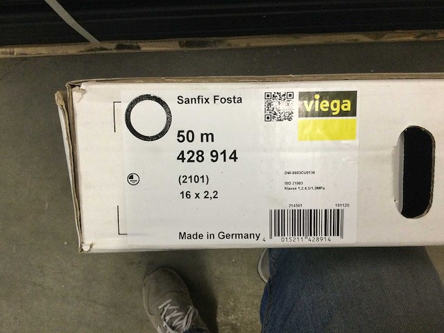 Viega - sanfix fosta 2101 - buis voor drinkwater of verwarmingsinstallaties. - afbeelding 3 van  4