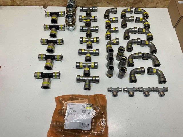 Viega en henco partij perskoppelingen (51x) - afbeelding 2 van  9