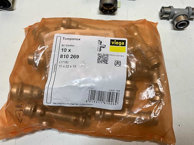 Viega en henco partij perskoppelingen (51x) - afbeelding 3 van  9