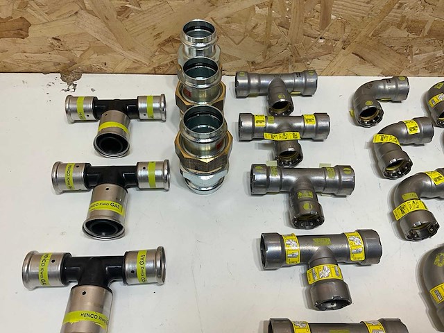 Viega en henco partij perskoppelingen (51x) - afbeelding 7 van  9