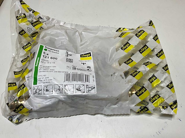 Viega sanpress perskoppeling (24x) - afbeelding 2 van  5