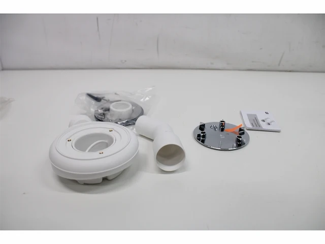 Viega tempoplex douchebakafvoer 60mm hoog compleet 115x40/50 voor douchebak met gat 90mm chroom - afbeelding 5 van  5