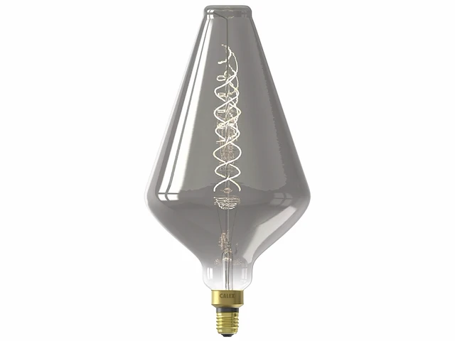 Vienna xxl led lamp e27 titanium 6w warm wit licht dimbaar - afbeelding 1 van  5