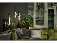 Vienna xxl led lamp e27 titanium 6w warm wit licht dimbaar - afbeelding 3 van  5