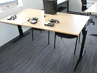 Vier a-symmetrische tafels in hoogte verstelbaar afm. 180 x 100 cm - afbeelding 3 van  3