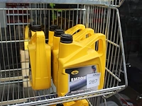 Vier cans emulserende olie kroon oil emtor un-5200 a 50. excl. draadmand - afbeelding 1 van  2