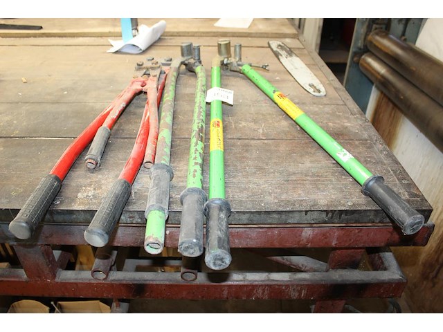 Vier diverse buig- en kniptangen. - afbeelding 1 van  1