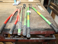 Vier diverse buig- en kniptangen. - afbeelding 1 van  1