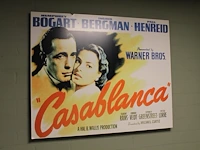 Vier filmprenten 100 x 180 cm waaronder casablanca en pirates of the caribbean op hpl-board. - afbeelding 2 van  5
