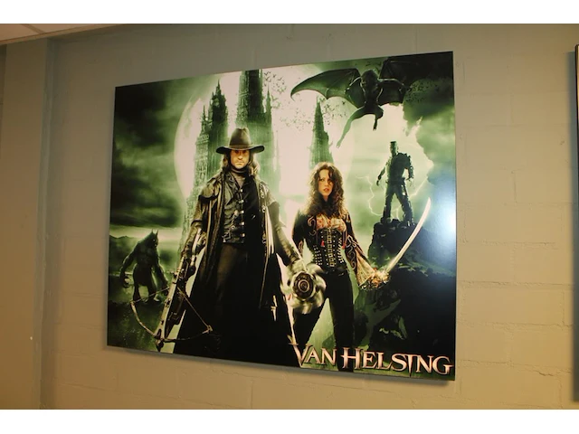 Vier filmprenten 100 x 180 cm waaronder casablanca en pirates of the caribbean op hpl-board. - afbeelding 4 van  5