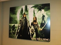 Vier filmprenten 100 x 180 cm waaronder casablanca en pirates of the caribbean op hpl-board. - afbeelding 4 van  5