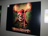 Vier filmprenten 100 x 180 cm waaronder casablanca en pirates of the caribbean op hpl-board. - afbeelding 5 van  5