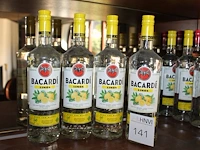 Vier flessen bacardi lemon. - afbeelding 1 van  2