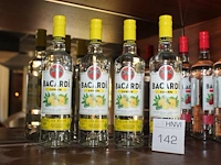 Vier flessen bacardi lemon. - afbeelding 1 van  2