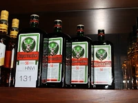 Vier flessen jagermeister. - afbeelding 1 van  2