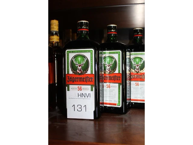 Vier flessen jagermeister. - afbeelding 2 van  2