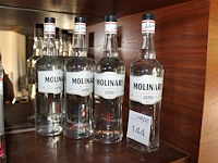 Vier flessen sambuca molinari. - afbeelding 1 van  2