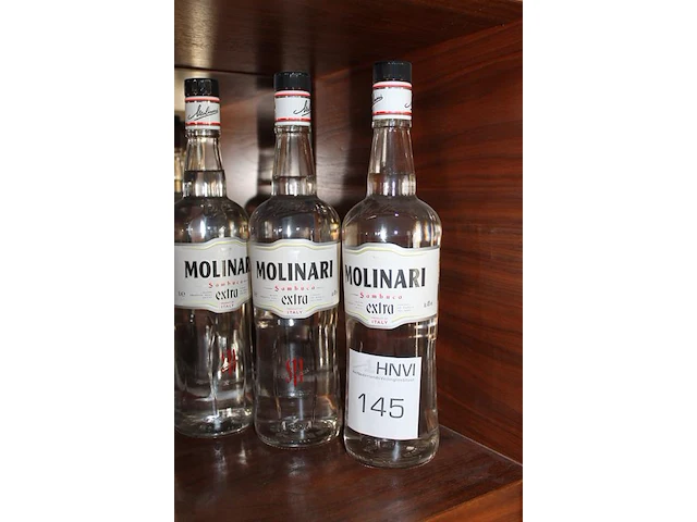 Vier flessen sambuca molinari. - afbeelding 2 van  2