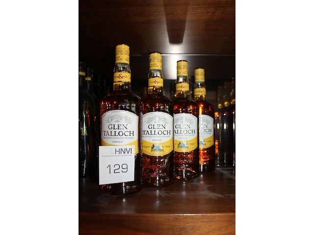 Vier flessen whisky glen talloch. - afbeelding 2 van  2