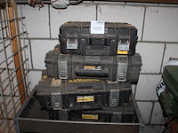 Vier gereedschapskoffers dewalt. - afbeelding 1 van  1