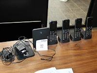 Vier handheld telefoons yealink. - afbeelding 1 van  2