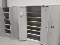 Vier magazijnkasten hahebo met afmeting 80 x 40 x 180 cm. - afbeelding 3 van  3