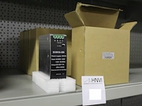 Vier power supplies nn type dc48v5a-din, input 100 v - 240 v, max. output 250 w, afm. 12,35 x 4,10 x 11 cm - afbeelding 1 van  2