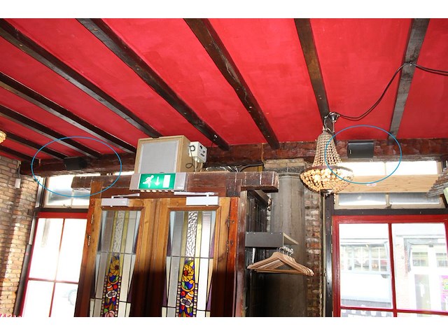 Vier speakers met wandbeugel jb systems. - afbeelding 2 van  3