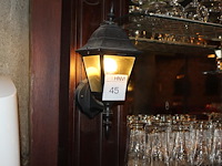 Vier wandlampjes met hoogte 35 cm. - afbeelding 1 van  4