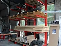 Vierdelige draagarmstelling itolang 350 x 144 x 420 cm met twaalf armen met lengte 120 cm. bouwjaar 2021. m... - afbeelding 1 van  4