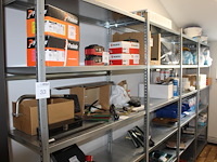 Vierdelige magazijnstelling. afmeting 360 x 42 x 200 cm. let op: excl. inhoud. - afbeelding 1 van  2