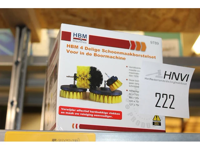 Vierdelige schoonmaakset hbm - afbeelding 1 van  3