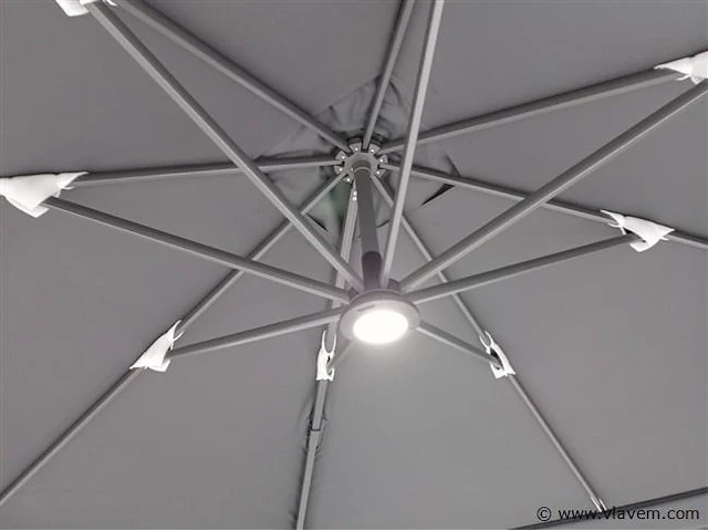 Vierdubbele hangende parasol donkergroen (4 * 300x300cm) - afbeelding 8 van  10