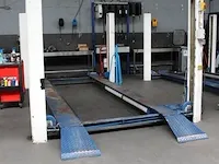 Vierkoloms hefbrug stertil koni type alh maximale draaglast 3500 kg. afm. 500 x 290 cm. bouwjaar onbekend. - afbeelding 2 van  3