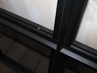 Viervaks aluminium kozijn, 100 x 100 cm. let op: exclusief glas. - afbeelding 3 van  3