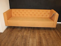 Vierzitsbank met vier bijpassende kussenhoezen 50 x 50 cm. afmeting 240 x 80 x 80 cm - afbeelding 1 van  3