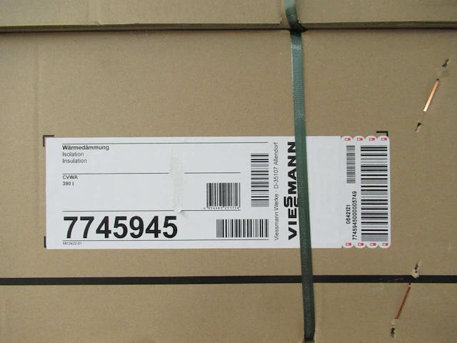 Viessmann - vitocell 100-w cvwa 390l - isolatiepakket (9x) - afbeelding 2 van  4