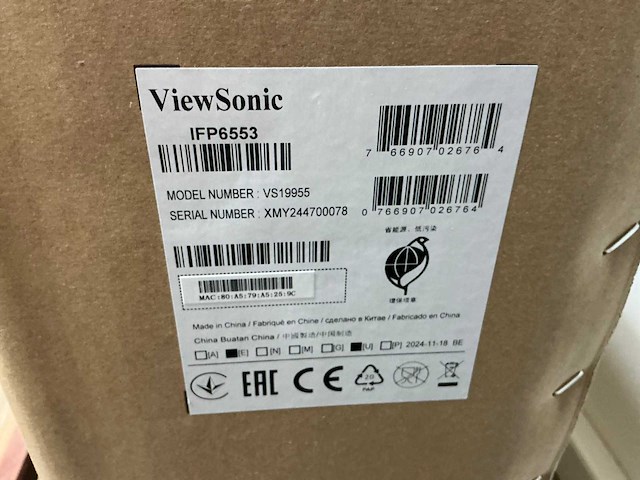 Vieuwsonic ctouch cls-65uhd vieuwboard - afbeelding 3 van  3