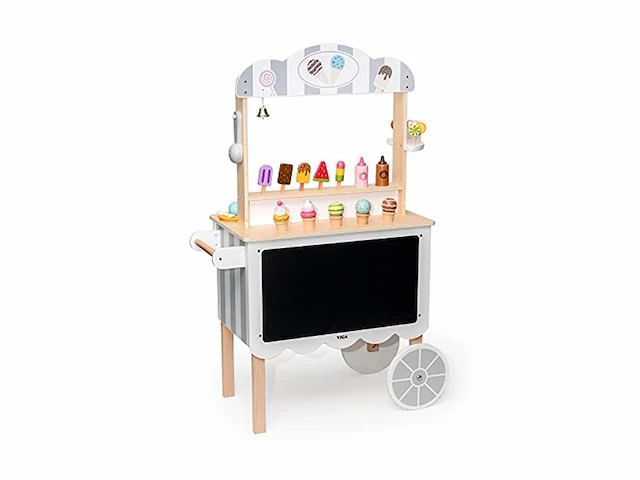 Viga toys mobiele winkel ijssalon zoetwaren 3 in 1 - afbeelding 1 van  3
