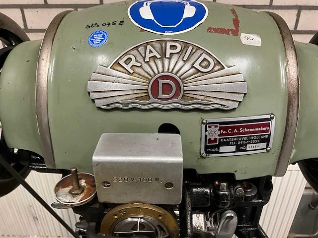 Vihl pedersen rapid-d stikmachine tot 20mm dikte - afbeelding 9 van  10