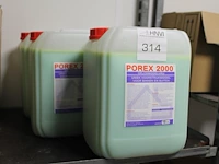 Vijf cans voorstrijkmiddel porex 2000. - afbeelding 1 van  2