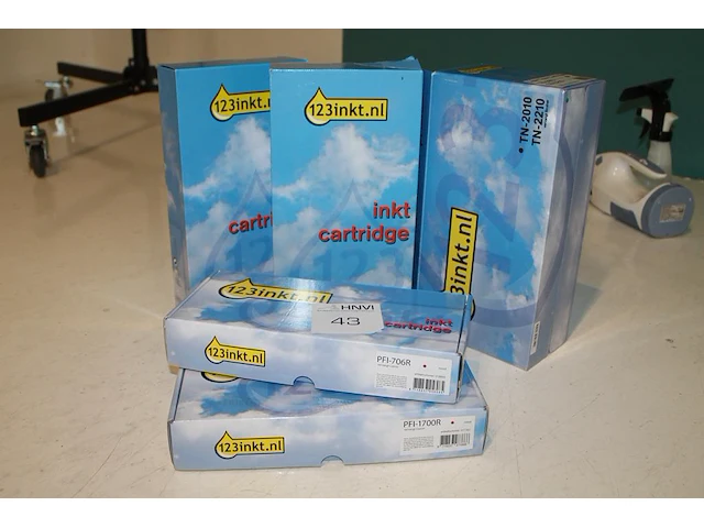 Vijf cartridges 123inkt in diverse uitvoeringen. - afbeelding 1 van  1