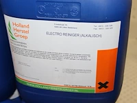 Vijf deels aangebroken cans elektro reiniger (alkalisch). - afbeelding 2 van  2
