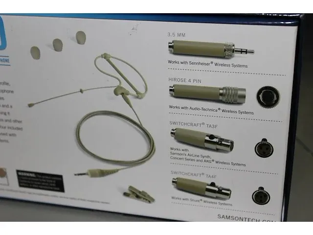 Vijf headworn microfoons samson se10. nieuw in doos. - afbeelding 3 van  3