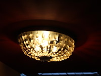 Vijf kristallook plafonnieres doorsnede 40 cm. - afbeelding 1 van  3